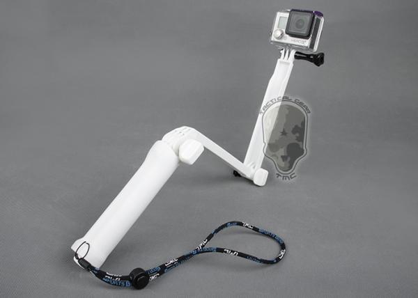 G TMC GoPro 3-Way Grip extension Arm Tripod ( White )